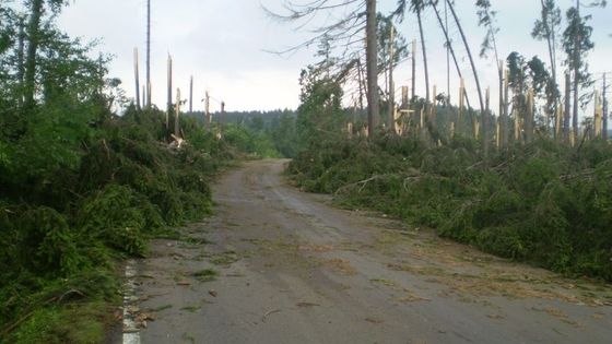 Podívejte se, co za sebou nechala bouře na konci června