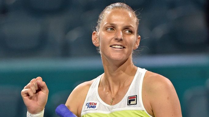 Karolína Plíšková po výhře v semifinále turnaje v Miami