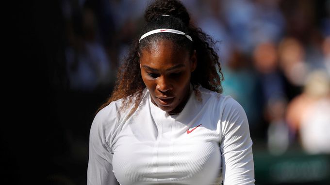 Serena Williamsová ve finále letošního Wimbledonu