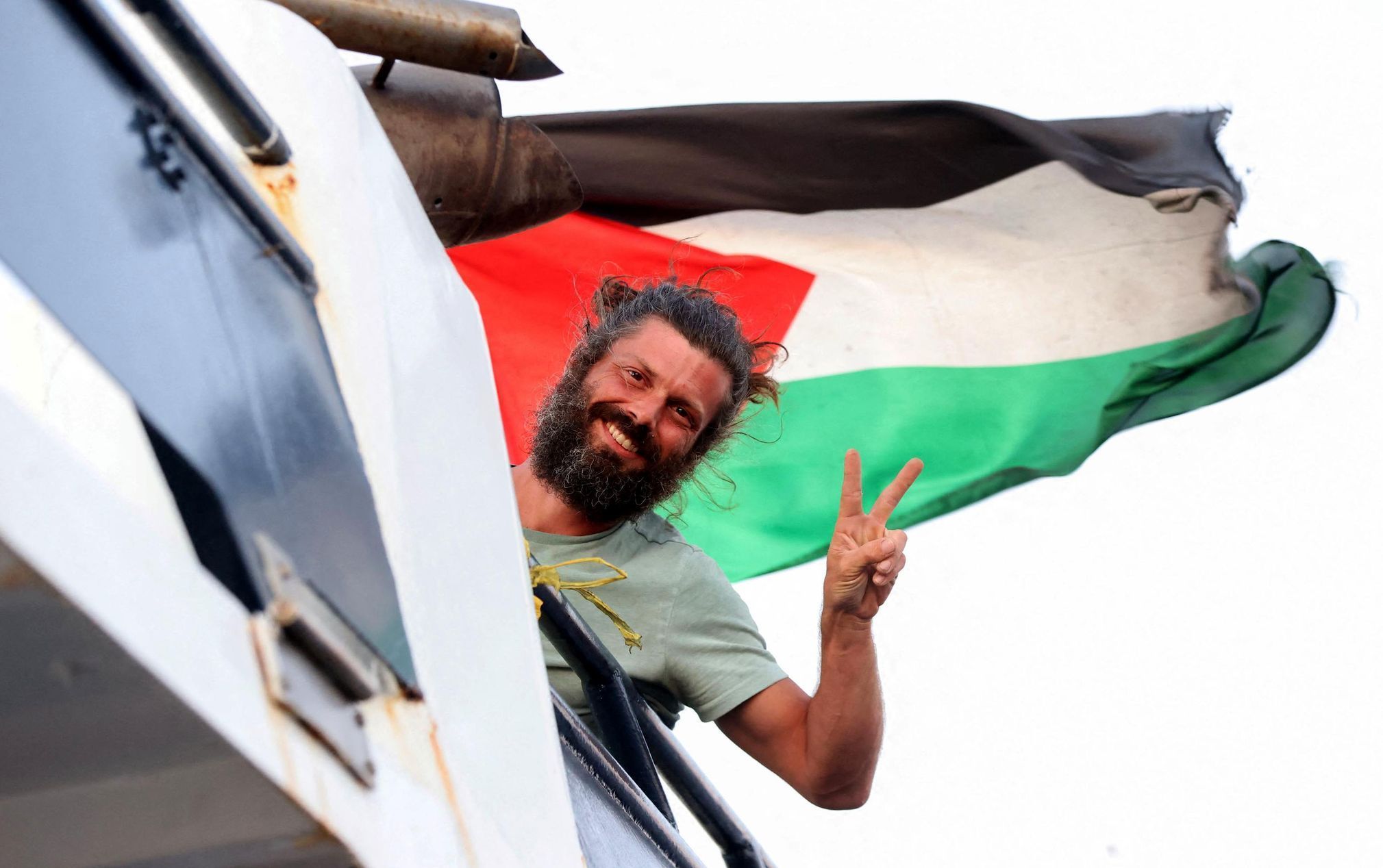 Palestina, Gaza, flotila, pomoc, aktivisté, Izrael, Greta Thunbergová, drony, vojenská loď, Španělsko, Itálie