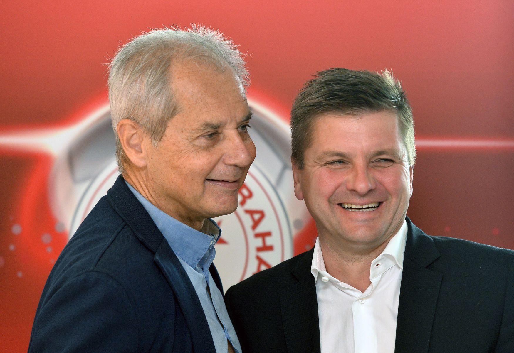SK Slavia: Jiří Šimáne a Dušan Uhrin