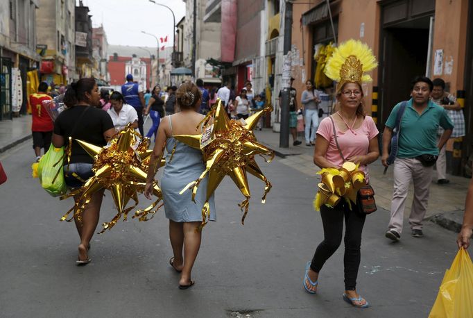 Na oslavu příchodu roku 2016 se přípravují také obyvatelé Limy, hlavního města jihoamerického Peru.