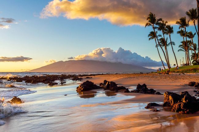 Havajské ostrovy, souostroví v Tichém oceánu