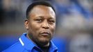 Nov 28, 2019; Detroit, MI, USA; Detroit Lions former player Barry Sanders before the game against the Chicago Bears at Ford Field. Mandatory Credit: Tim Fuller-USA TODAY