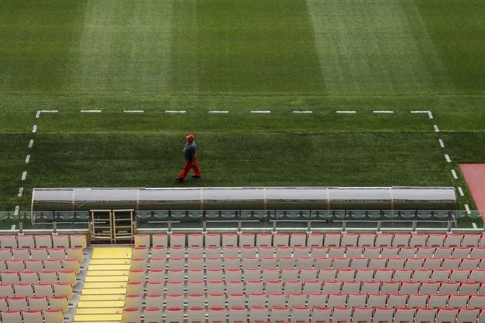 Příprava na MS 2018:stadion Otkrytie Arena v Moskvě