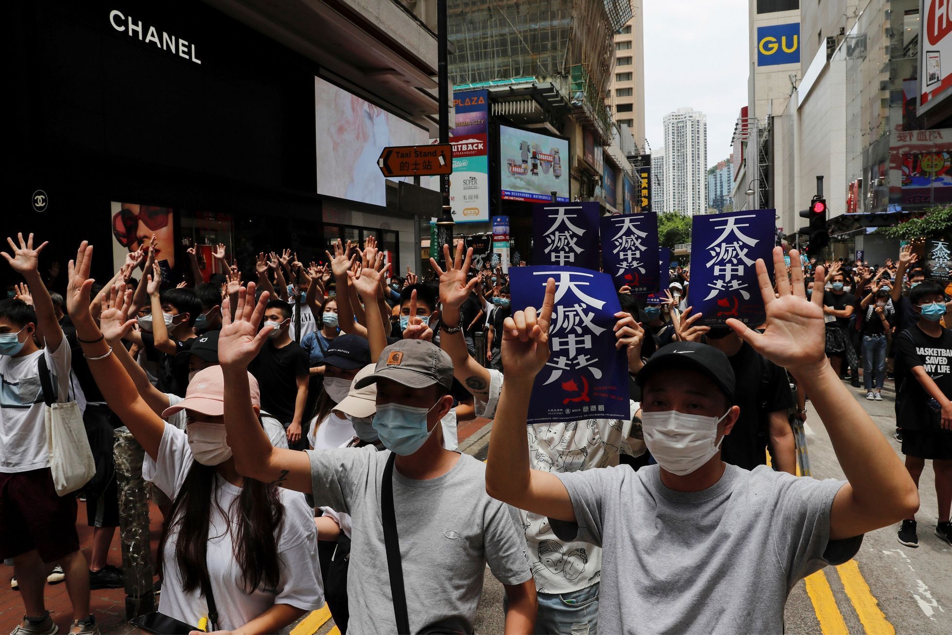 hongkong demonstrace bezpečnostní zákon čína