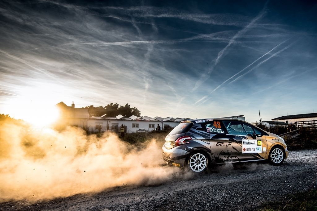 Martin Narovec v Peugeotu na Rallye Pačejov 2021