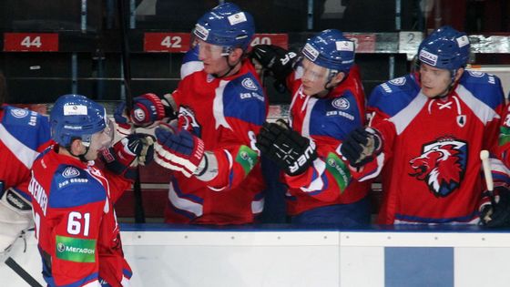 O triumfu Lva rozhodl gól kanadské posily Erika Christensena. Podívejte se na fotografie z dalšího zastavení KHL v Praze.