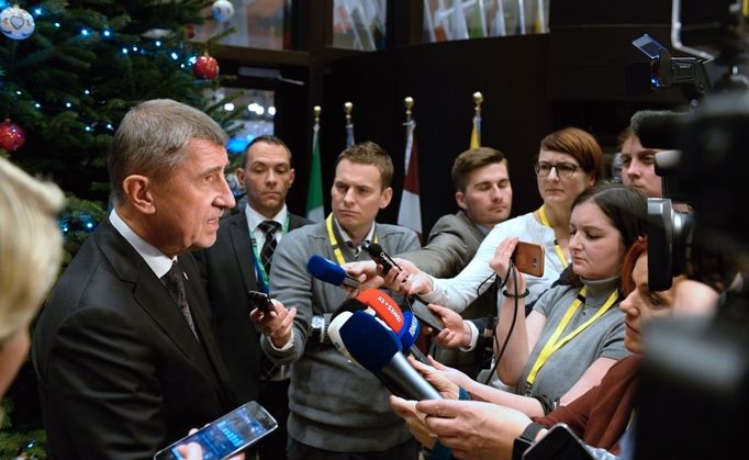 Andrej Babiš v Bruselu