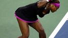 Serena Williamsová spílá rozhodčím v nervozním závěru semifinále US Open