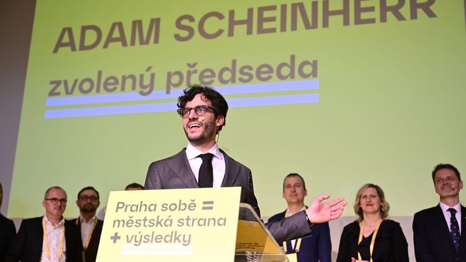 Kongres Prahy sobě s volbou předsedy a představením programového směřování původně občanské kandidátky, která se mění na městskou stranu, 13. března 2024, Praha.