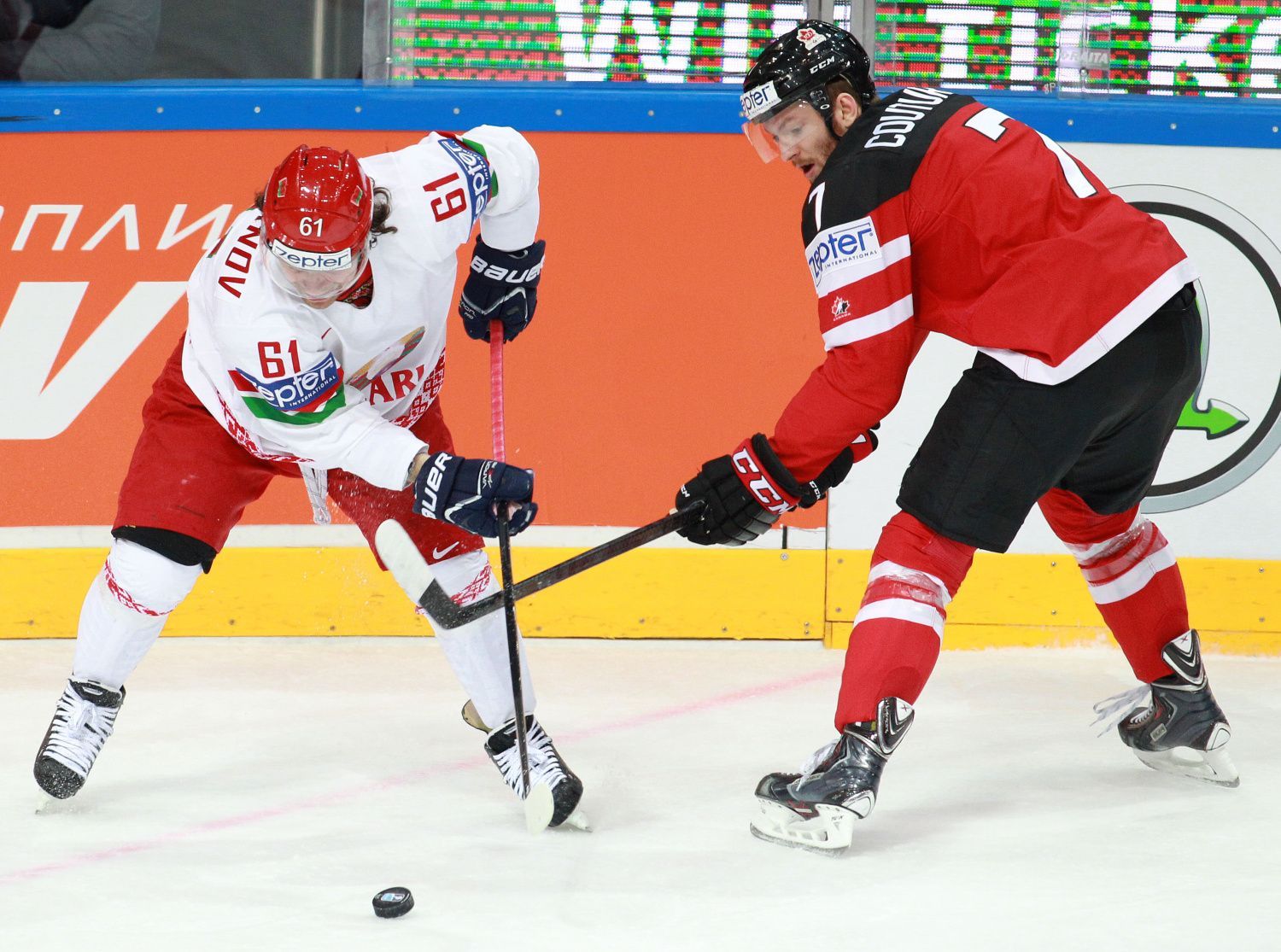 MS 2015, Kanada-Bělorusko: Sean Couturier - Andrej Stěpanov