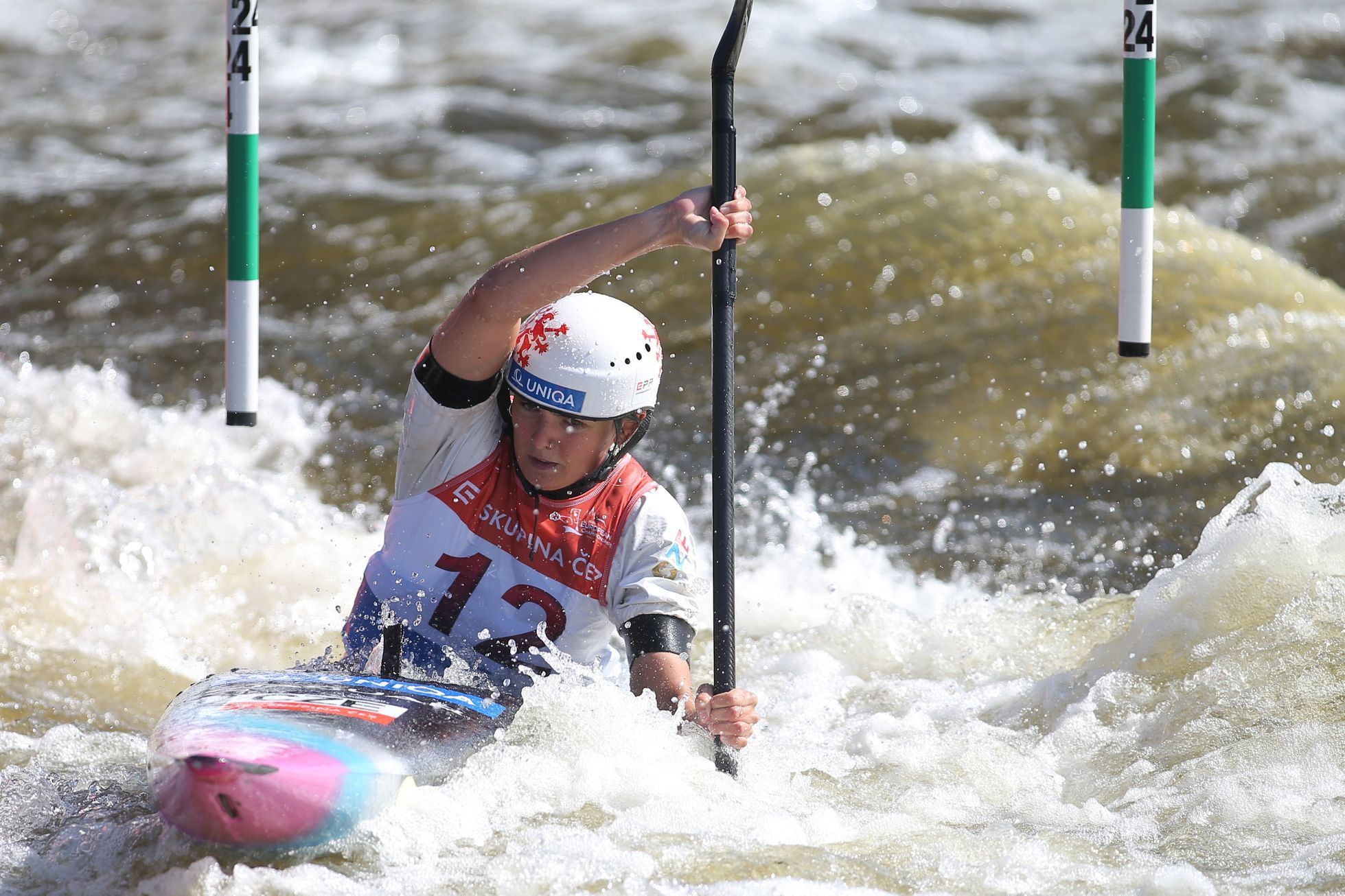 ME ve vodním slalomu 2020 v Praze: Kajakářka Antonie Galušková