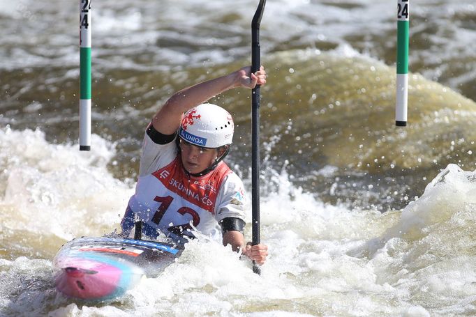 ME ve vodním slalomu 2020 v Praze: Kajakářka Antonie Galušková.