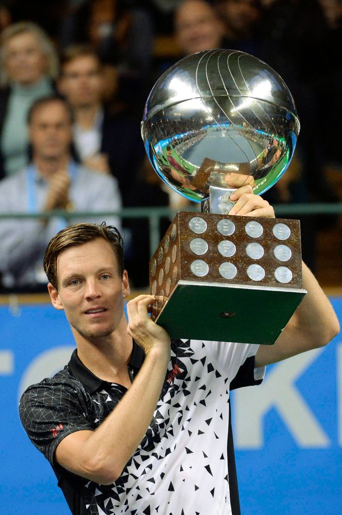 Tomáš Berdych na turnaji ve Stockholmu