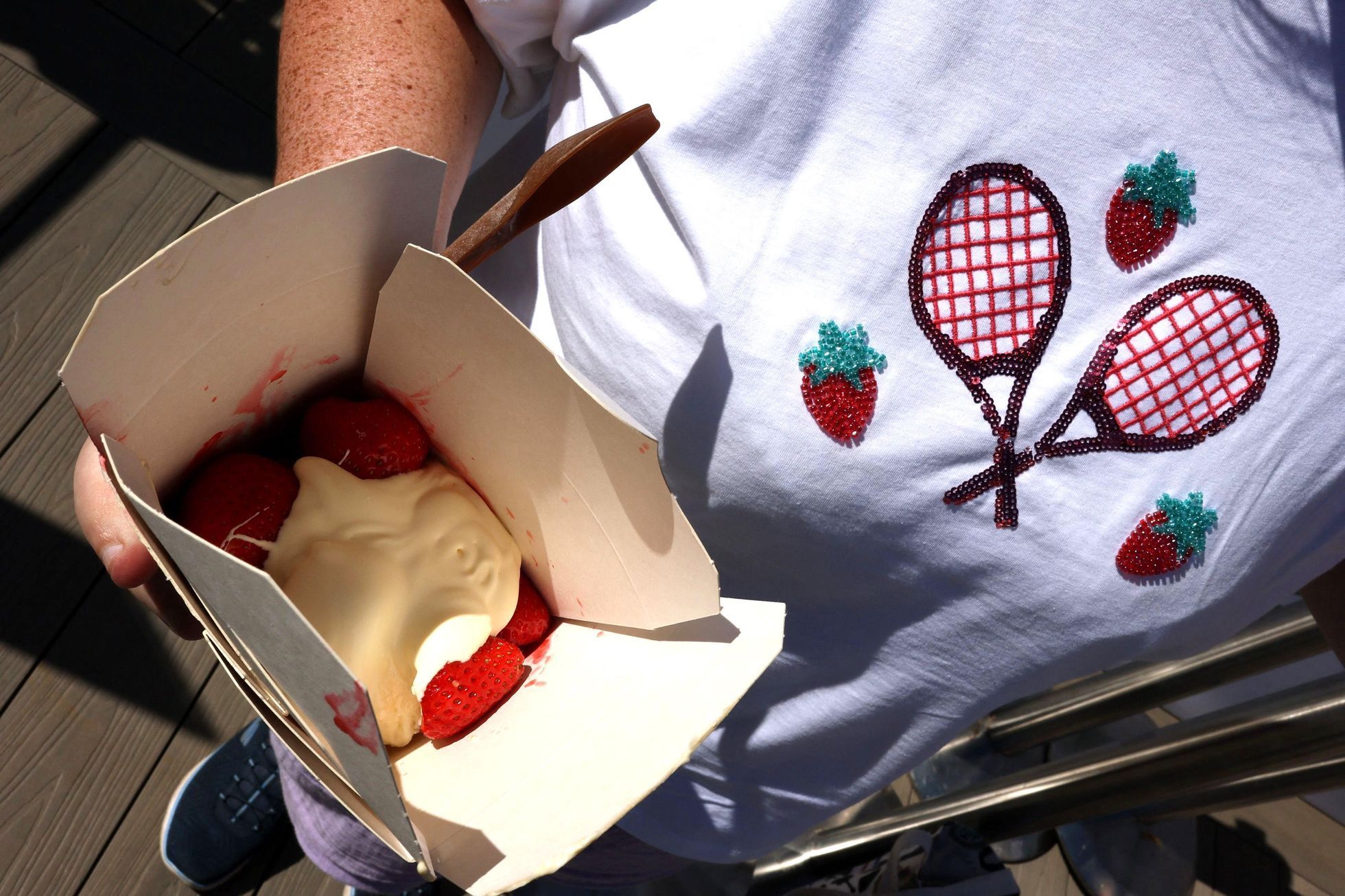 Wimbledon, fanoušci, styl, jahody, 2025