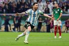 Argentina žije. Trápení proti Mexiku ukončila až trefa spasitele Messiho