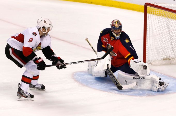 NHL: Ottawa Senators vs Florida Panthers (Michálek a Luongo)