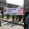 Demonstrace proti radaru