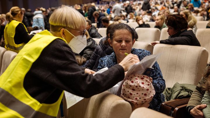 V Česku je přes 100 tisíc uprchlíků z Ukrajiny, některá centra pomoci jsou plná; Zdroj foto: Lukáš Bíba / HN