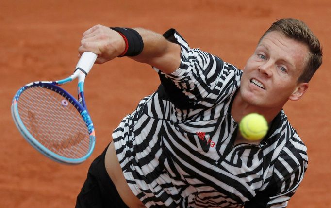 Tomáš Berdych v 2. kole French Open.