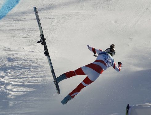 OH: Sjezd žen - pády