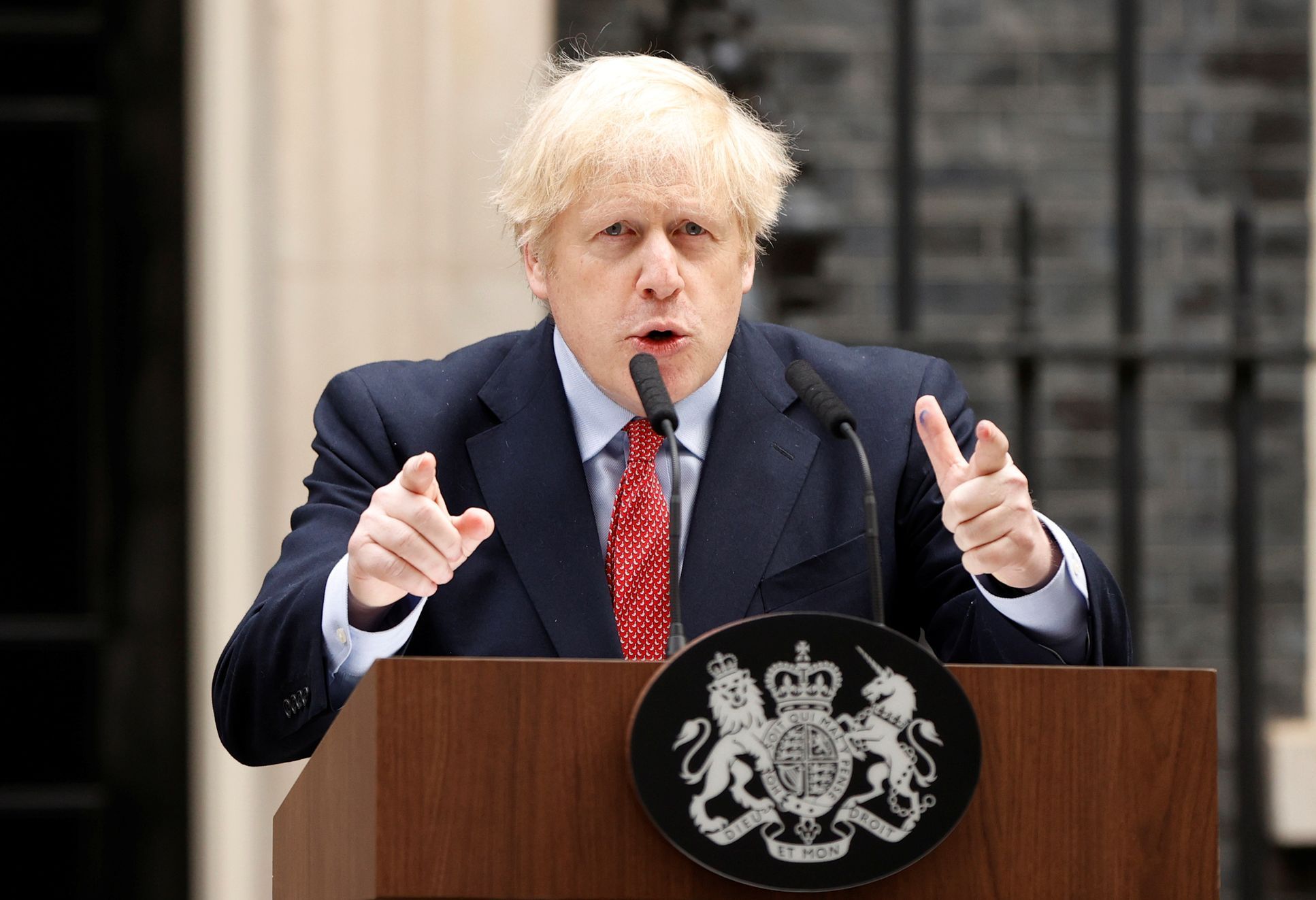 Britský premiér Boris Johnson