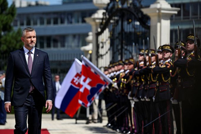 Zvolený slovenský prezident Peter Pellegrini se ujal funkce, snímek z 15. června 2024.