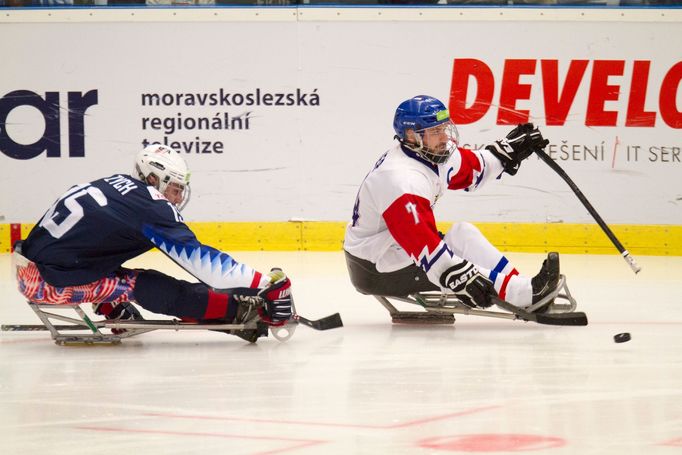 MS v parahokeji v Ostravě 2019, semifinále Česko - USA