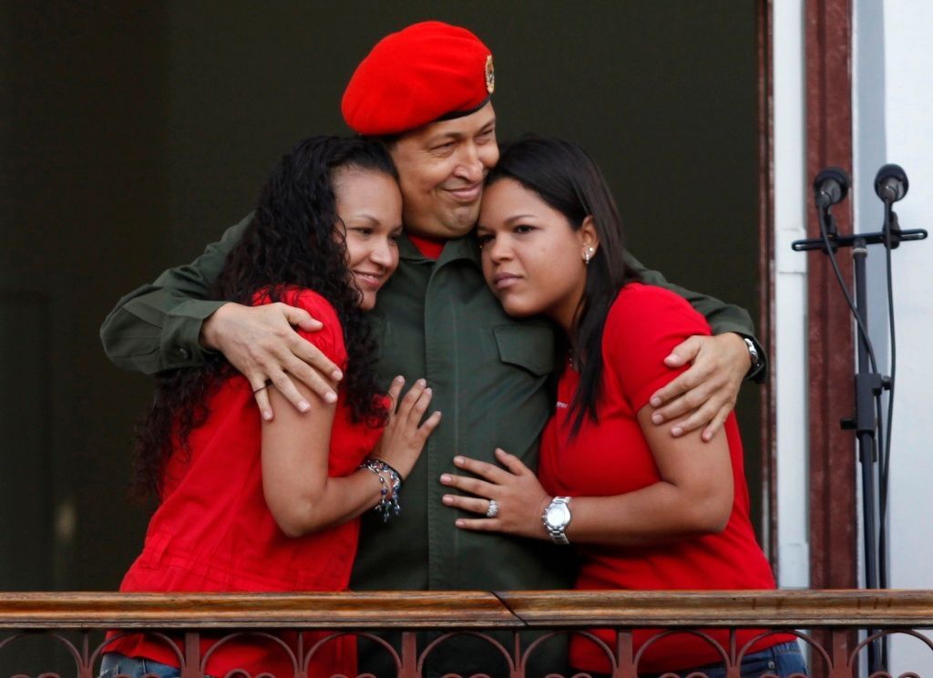 Hugo Chávez po návratu z léčení na Kubě