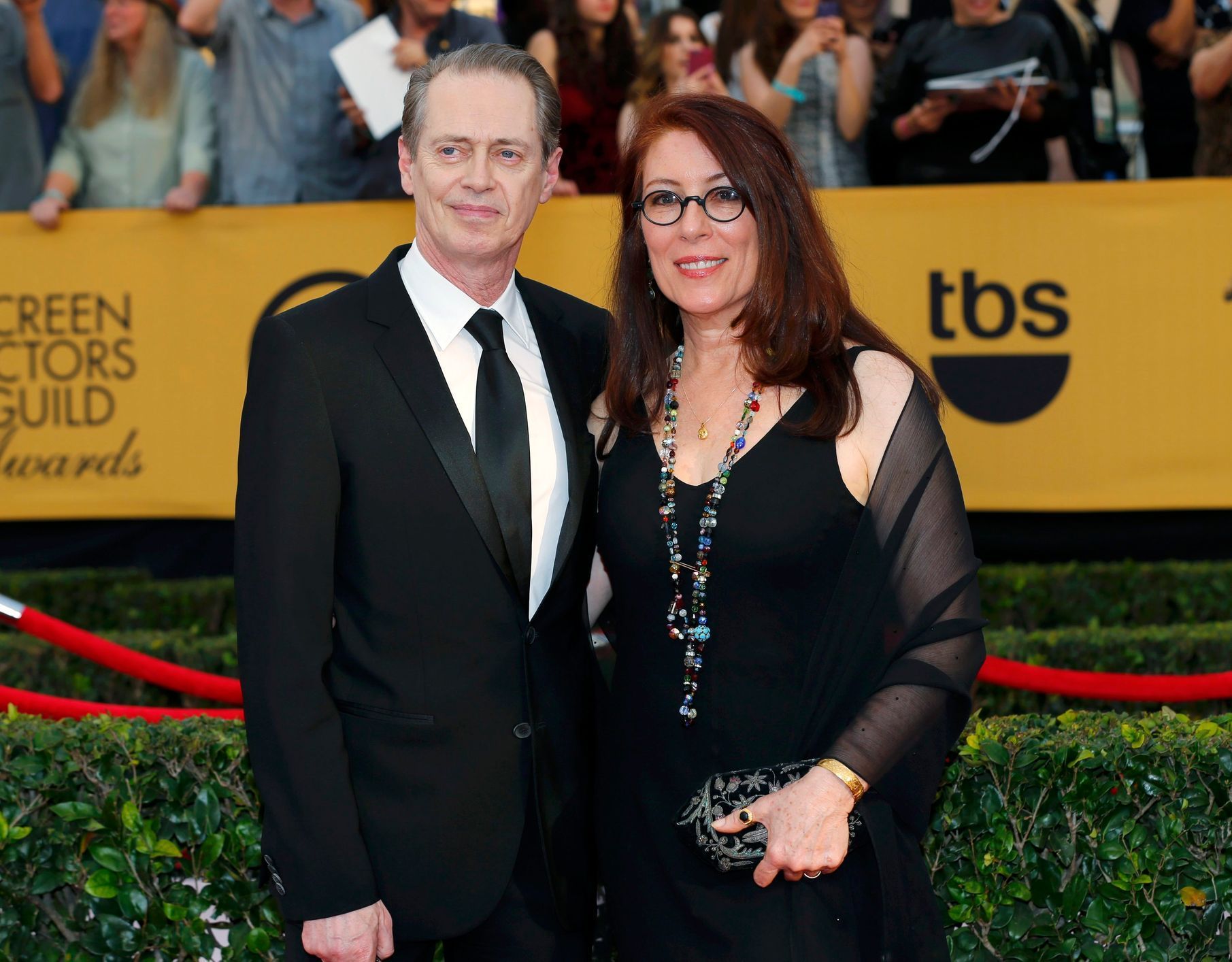 Steve Buscemi s manželkou Jo Andres (Screen Actors Guild Awards v Los Angeles)