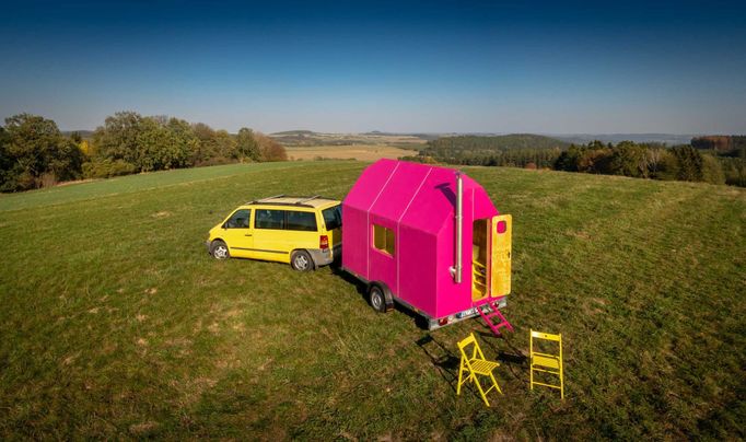 Magenta Tiny House