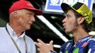 VC České republiky 2015: Niki Lauda a Valentino Rossi