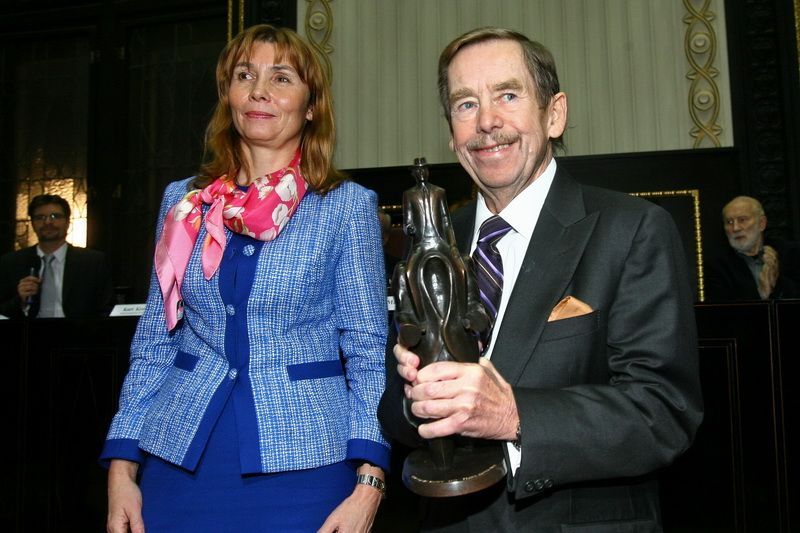 Václav Havel převzal cenu Franze Kafky