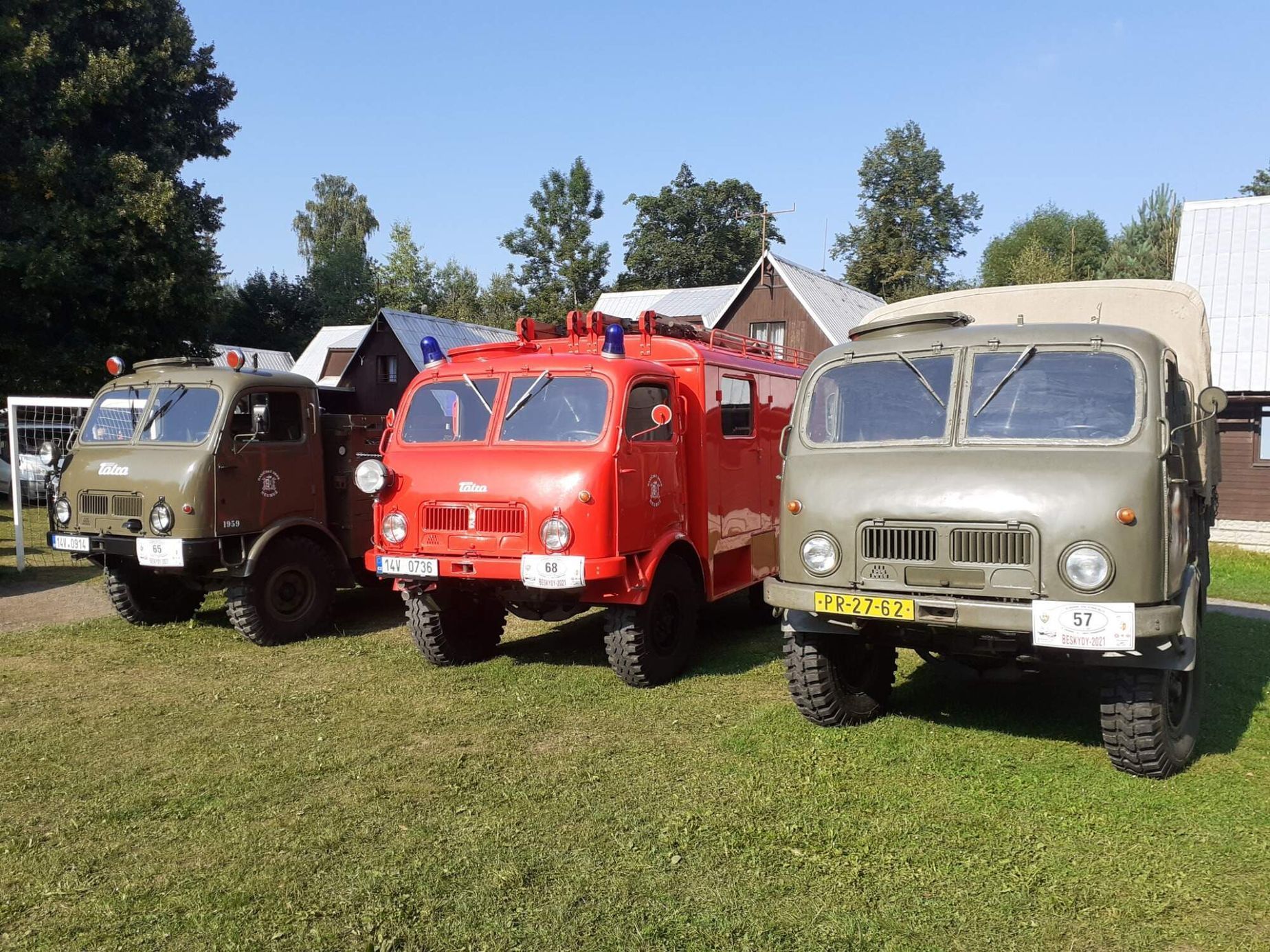Tatra Veteran Car Club Kopřivnice sraz Tater 2021