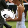 Wimbledon, finále žen: Maria Šarapovová (talíř)