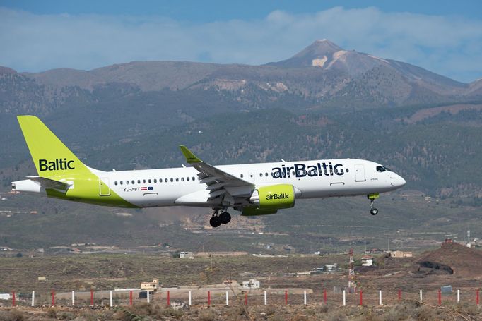 Letoun společnosti Air Baltic.