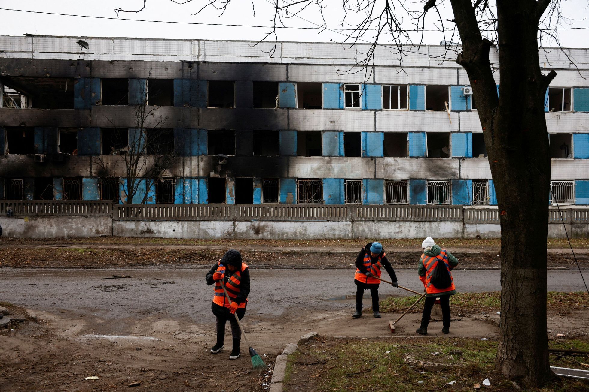 Ukrajina Dnipro válka nemocnice