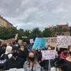 Protest v Praze proti rasismu a policejnímu násilí