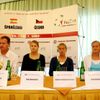 Tisková konference tenisové reprezentace před odletem do Španělska