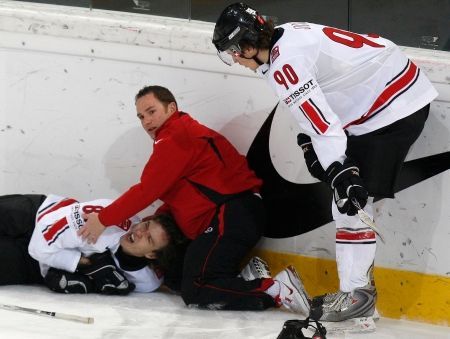 Sprunger Švýcarsko USA hokej ms