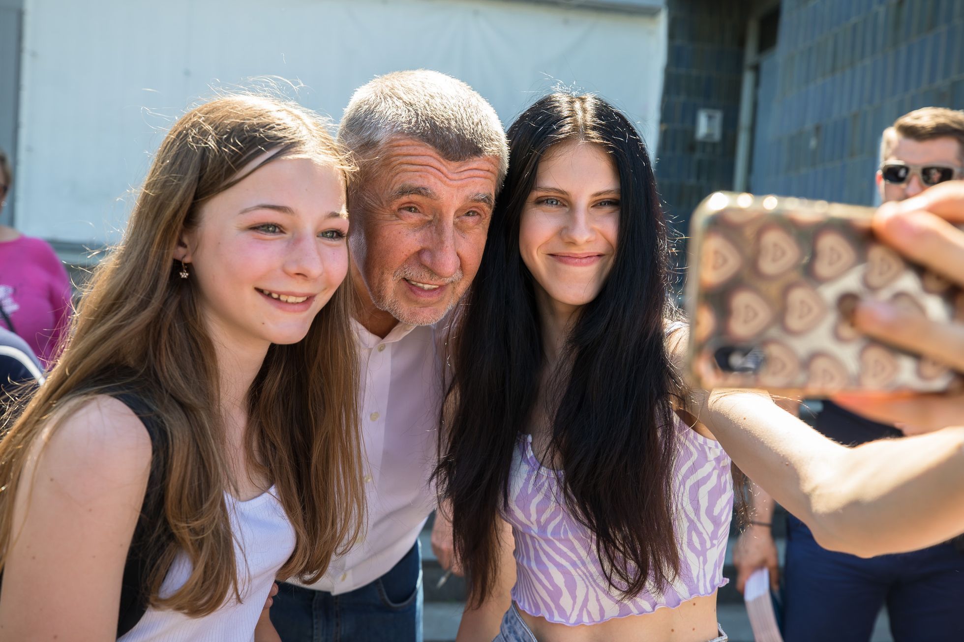 Andrej Babiš, meeting Břeclav, obytňák, karavan, kampaň