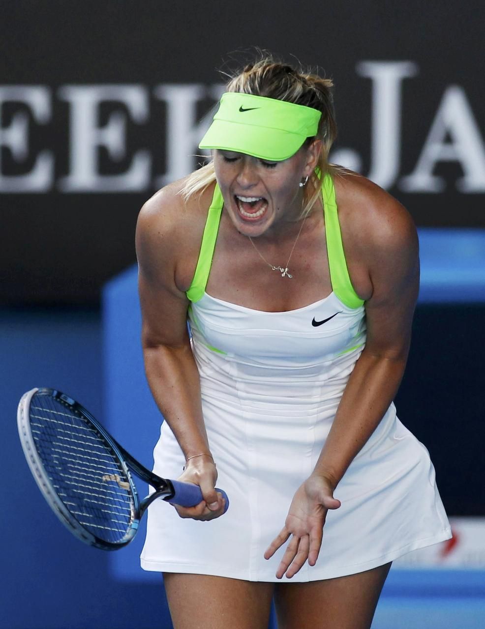 Australian Open: Maria Šarapovová (emoce)