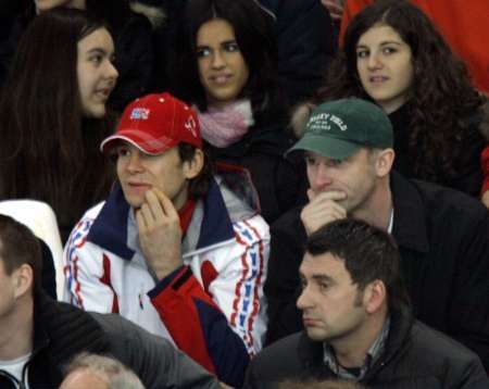 Patrik Eliáš a Dominik Hašek