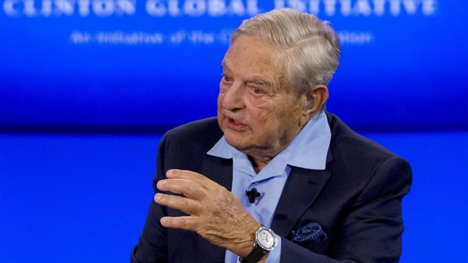 Miliardář a manažer hedgeového fondu George Soros.