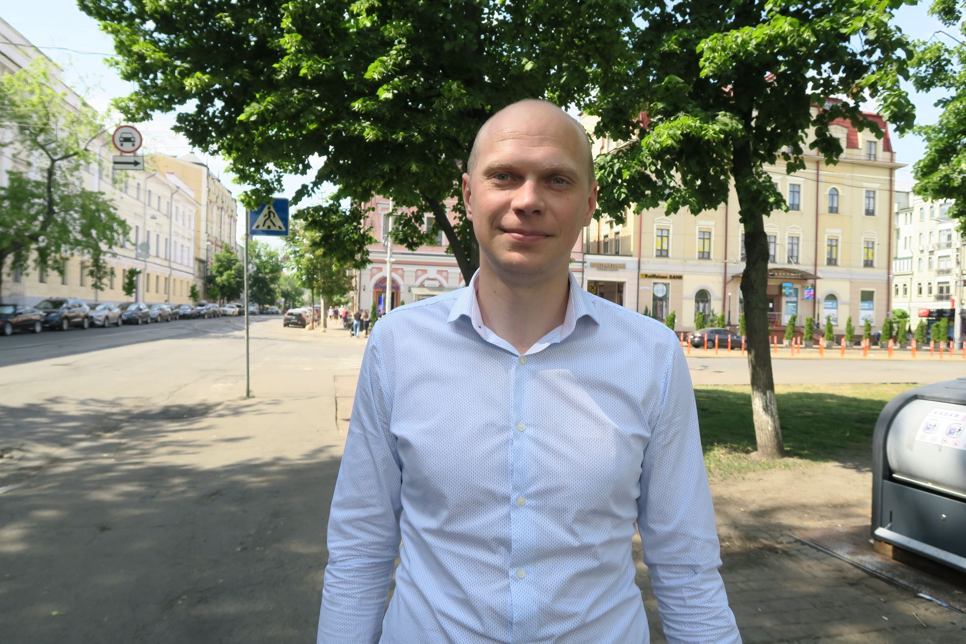 Ukrajina Kyjev ostřelování