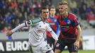 EL, Plzeň-Rapid Vídeň: Patrik Hrošovský - Stefan Stangl