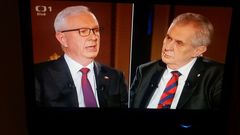 Druhá debata prezidentských kandidátů na ČT, Zeman versus Drahoš v pražském Rudolfinu