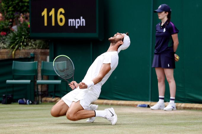 Wimbledon 2021, osmifinále (Karen Chačanov)