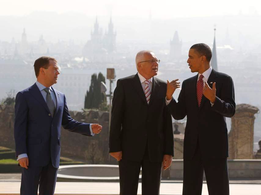 Barack Obama opět v Praze